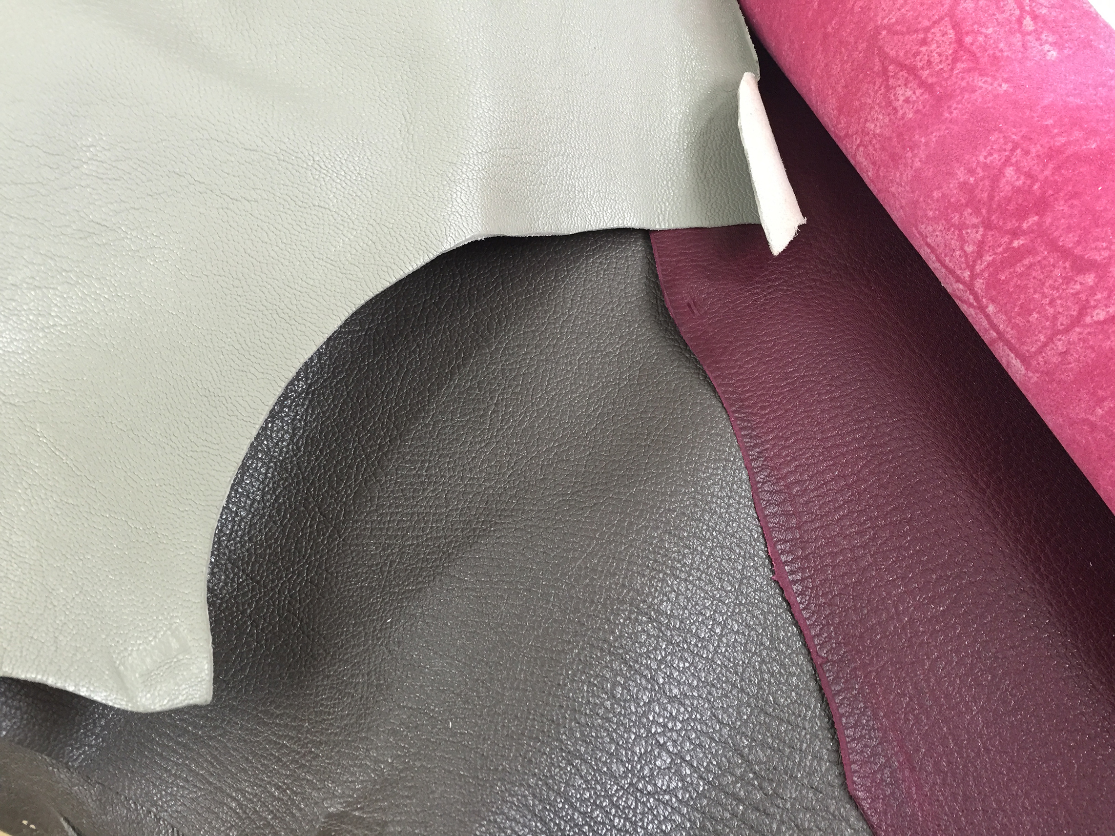  Selecting the leather 